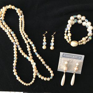 Pearl and Rhinestone Jewelry  Bundle